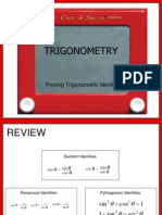 Proving Trigonometric Identities