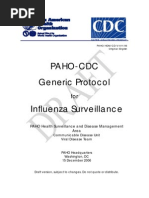 Paho-Cdc Generic Protocol Influenza Surveillance