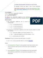 Introdução Ao Estudo Das Equações