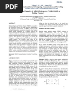 Channel Capacity of MIMO System Over NAKAGAMI-m Fading Channel