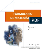 Formulario de Matemáticas Aplicadas