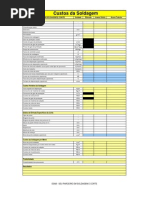 Planilha - Custos Da Soldagem (Comparativo) ESAB