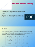 Analog-to-Digital Converter (ADC) and Digital-to-Analog Converter (DAC)