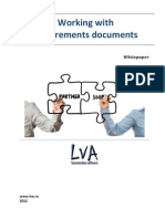 Working With Requirements Documents