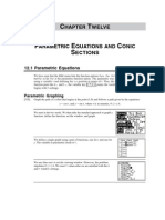 Parametric Equations of Conics