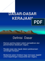 Dasar-Dasar Kerajaan Malaysia