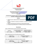 Determinación de Hierro (Iii), Oxido de Aluminio, Densidad Aparente, Materia Insoluble, y Humedad en Muestra de Bauxita