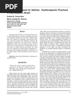 Cockroach Is Good For Asthma: Zootherapeutic Practices in Northeastern Brazil