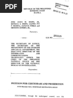 Petition For Certiorari and Prohibition On Republic Act 10175 Cybercrime Prevention Act of 2012 Filed by Atty JJ Disini & Citizens