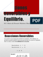 Reacciones Reversibles y Equilibrio11