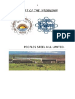 Internship Report of Poeples Steel Mills