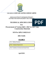 11kv Steel Line Materials Vol 2 Tech Specs