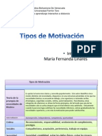 Tipos de Motivacion