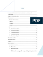 Delimitación Conceptual y Origen de La Psicología Evolutiva