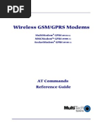 Wireless GSM/GPRS Modems: AT Commands Reference Guide