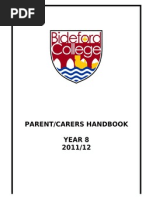 Year 8 Parental Handbook 201112