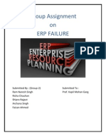 Erp Failure Assignment