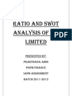 Analysis of ITC Financial Statement