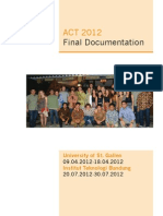 ACT 2012 - Final Documentation