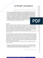 El Valor Central Del Subjuntivo: Informatividad o Declaratividad, Ruiz Campillo