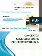 Actos Procesales - Derecho Procesal Civil - Bolivia