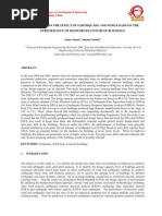 Comparison On The Effect of Earthquake and Wind Loads On The Performance of Reinforced Concrete Buildings