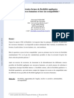 Les Différentes Formes de Flexibilité Appliquées Aux Ressources Humaines Et Leur (In-) Compatibilité