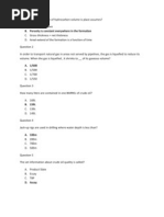 Oil and Gas Question