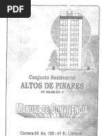 Manual de Convivencia Conjunto Residencial Altos de Pinares