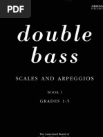 Double Bass, Scales y Arpeggios