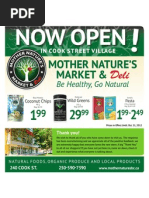 Mother Nature's Market Flyer-October 2012