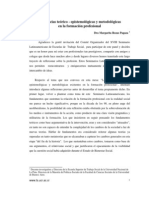 Tendencias Teórico - Epistemológicas y Metodológicas en La Formación Profesional. Margarita Rozas Pagaza