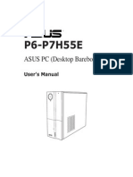 Asus PC P6 P7H55E Manual