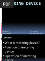 Metering Device