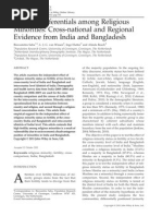 Fertility Differentials Among Religious Minorities: Cross-National and Regional Evidence From India and Bangladesh