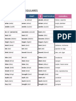 Verbos Irregulares: Infinitive Past Participle Español