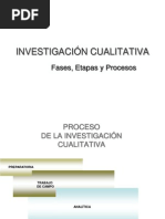 Fases, Etapas y Procesos de La Investigacion Cualitativa