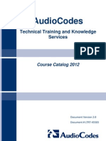 Catalogo Certificaciones Audiocodes