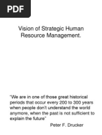 Vision of Strategic Human Resource Management