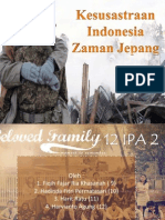 Periodisasi Sastra Zaman Jepang