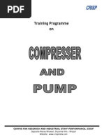 Course Material On Compressor & Pump