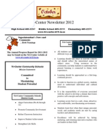 October 2012 Newsletter