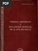 Clar - Pobreza, Obediencia Realizacion Personal en La Vida Religiosa