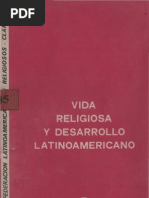 Clar - Vida Religiosa y Desarrollo Latinoamericano