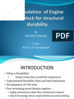 FE Simulation of Engine Head Block For Structural Durability