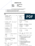 Soal Matematika Kelas 10