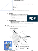 Aerodynamics Flight Vehicle Terminology