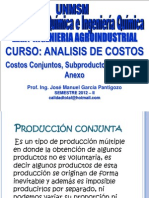 Costos Conjuntos, Subproductos y Conexos