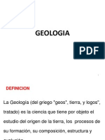 1º Sem. LA GEOLOGIA - RAMAS DE LA GEOLOGIA, Etc.