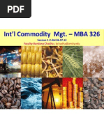 Commodity Markets